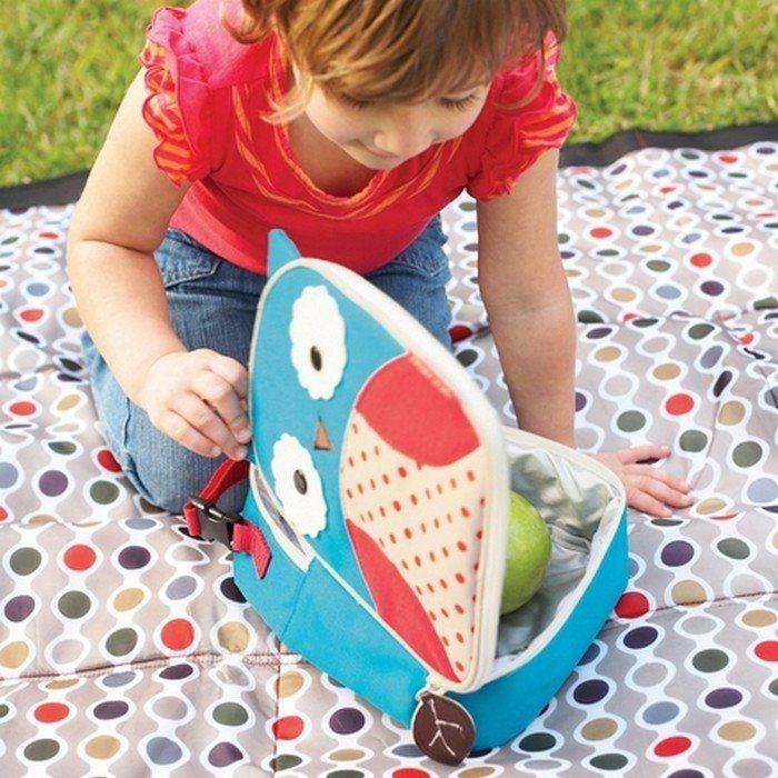 SKIP HOP Zoo Lunchies Insulated Lunch Bag - Owl