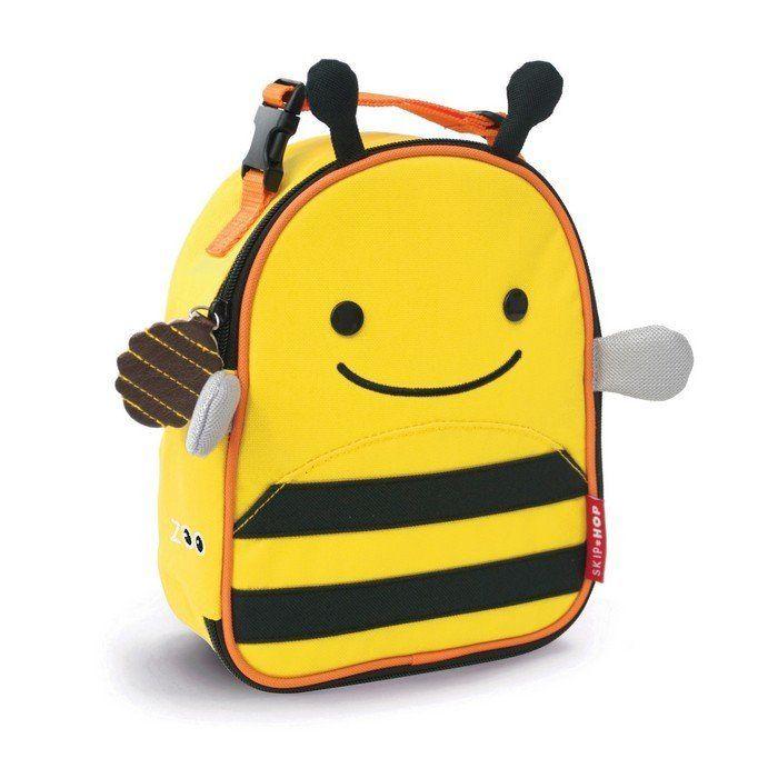 SKIP HOP Zoo Lunchies Insulated Lunch Bag - Bee