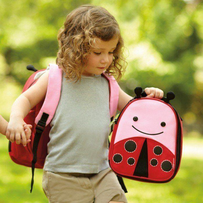 SKIP HOP Zoo Lunchies Insulated Lunch Bag - Ladybug