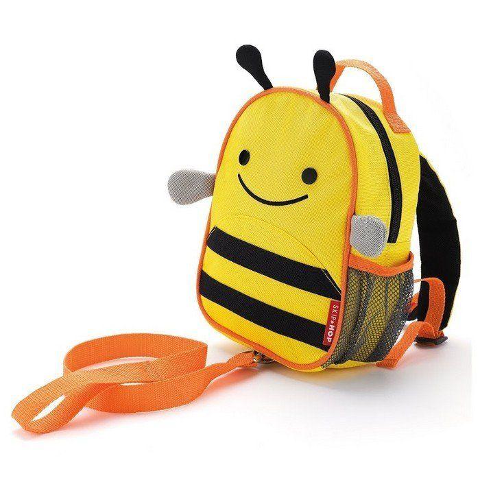 SKIP HOP Zoo Mini Harness Backpack With Rein - Bee