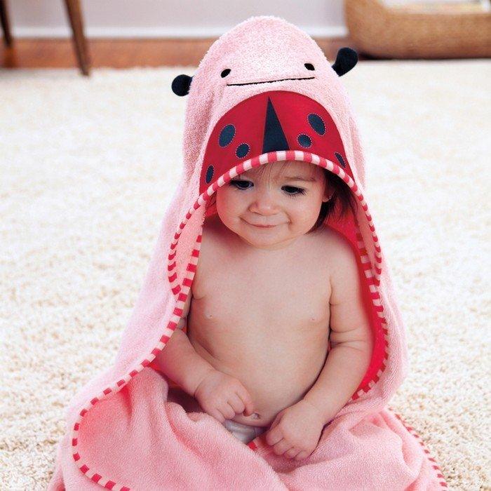 SKIP HOP Zoo Hooded Towel - Ladybug