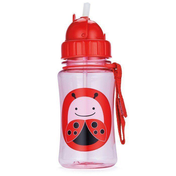 SKIP HOP Zoo Straw Bottle - Ladybug