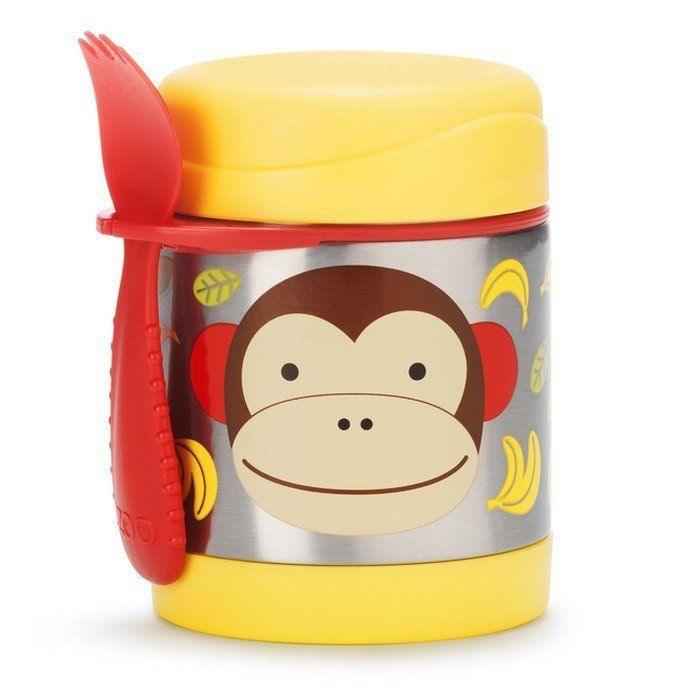 SKIP HOP Zoo Insulated Food Jar - Monkey