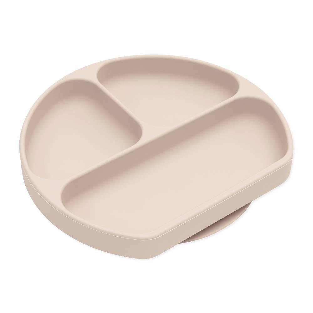 Bumkins Silicone Grip Dish - Sand