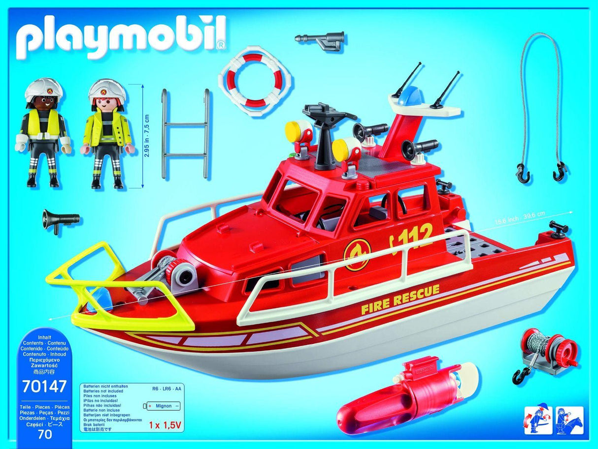 Playmobil - Fire Rescue Boat