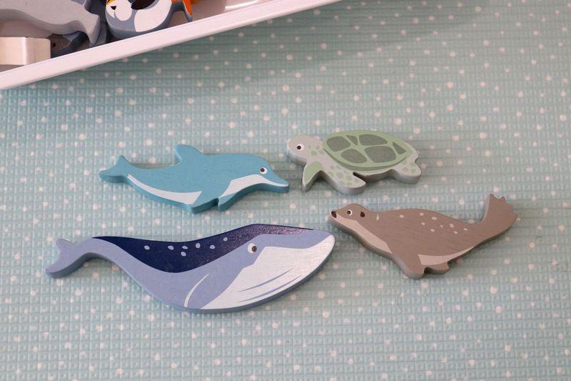 Tender Leaf Toys Whale Wooden Animal