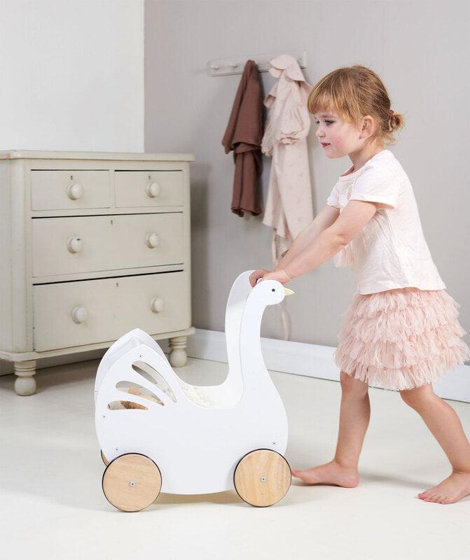 Tender Leaf Toys Sweet Swan Pram