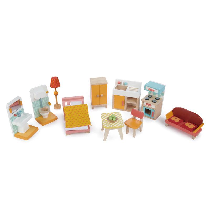 Tender Leaf Toys Foxtail Villa Doll House With Furniture