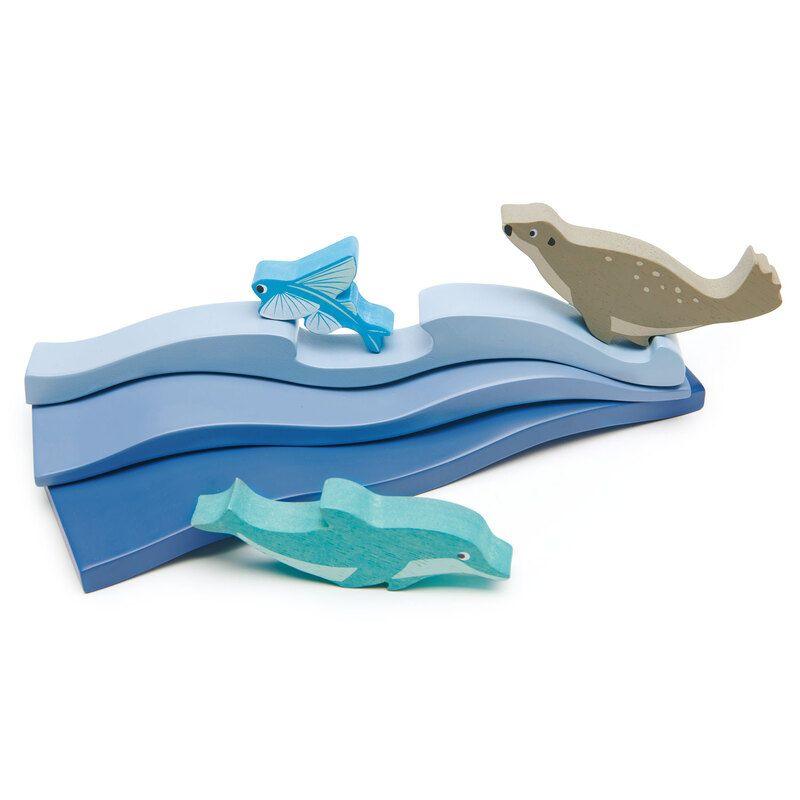 TENDER LEAF TOYS Coastal Set Shelf- 1pc Each Animal