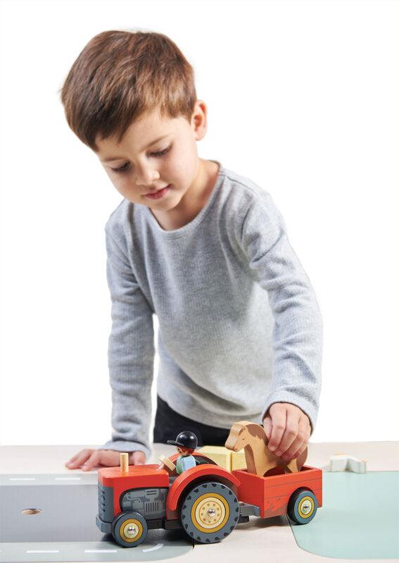 Tender Leaf Toys Farmyard Tractor