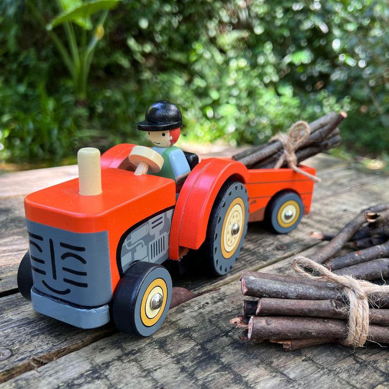 Tender Leaf Toys Farmyard Tractor