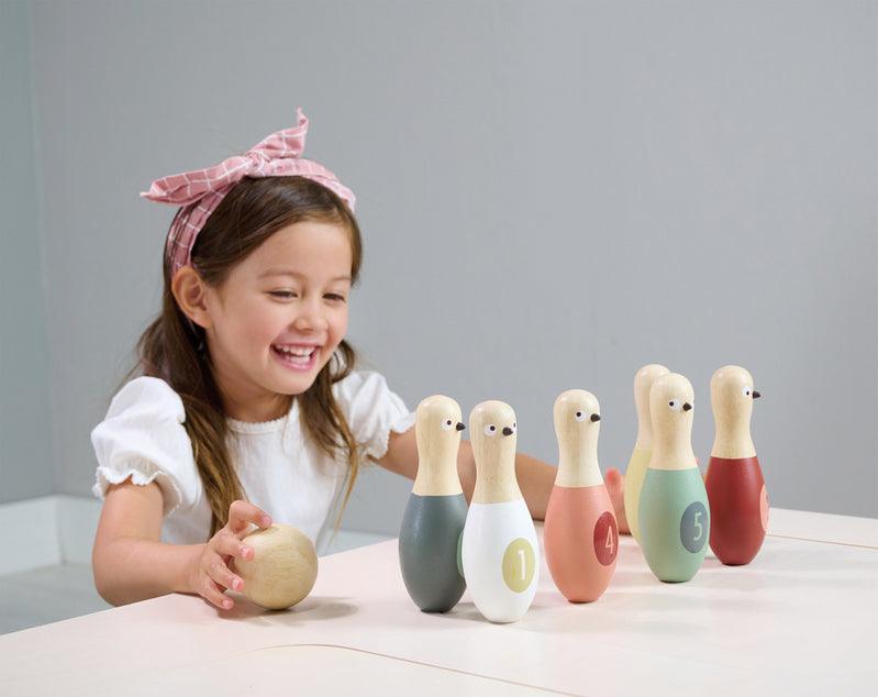 Tender Leaf Toys Birdie Skittles Bowling Set