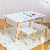 ALL 4 KIDS Axel Craft Play Table and 2 Chairs Set