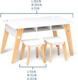 ALL 4 KIDS Axel Craft Play Table and 2 Chairs Set