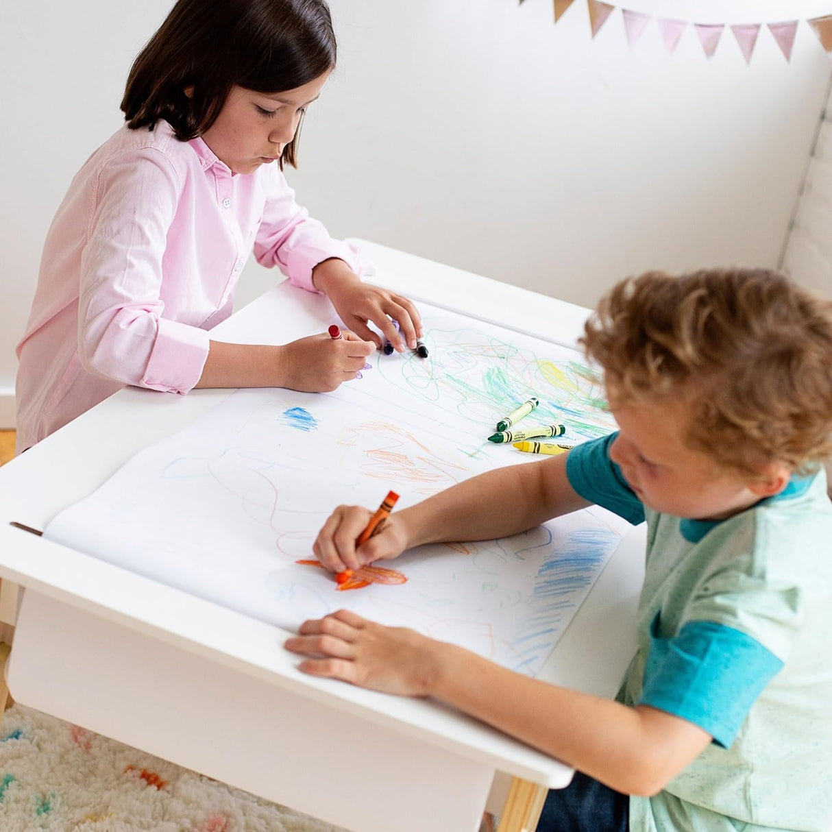 ALL 4 KIDS Axel Craft Play Table and 2 Chairs Set