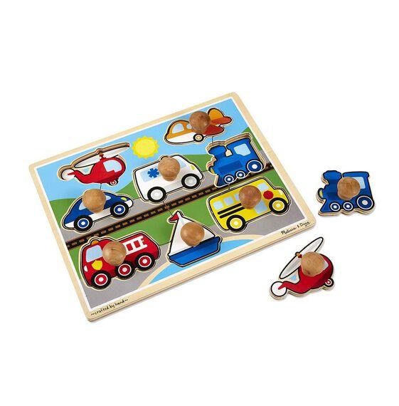 Melissa & Doug Vehicles Jumbo Knob Puzzle