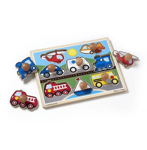 Melissa & Doug Vehicles Jumbo Knob Puzzle