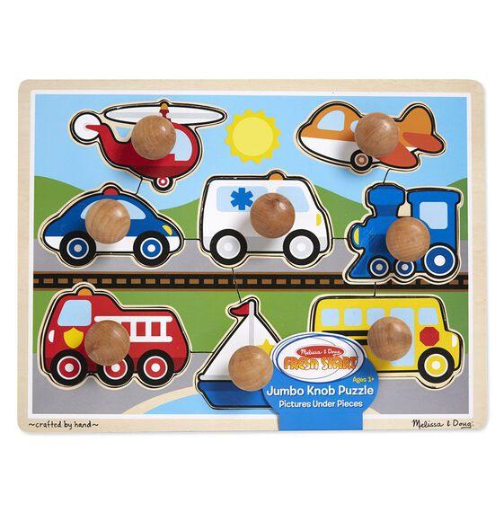 Melissa & Doug Vehicles Jumbo Knob Puzzle