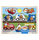 Melissa & Doug Vehicles Jumbo Knob Puzzle