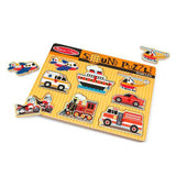 Melissa & Doug Vehicles Sound Puzzle - 8pc