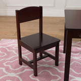 KidKraft Farmhouse Table & 4 Chairs Espresso