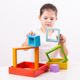 Bigjigs Toys Wooden Stacking Squares