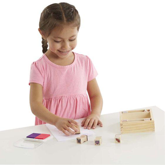 Melissa & Doug Butterfly And Hearts Stamp Set