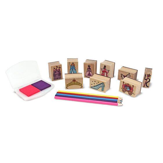 Melissa & Doug Wooden Princess Stamp Set