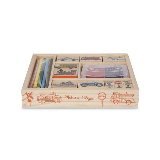 Melissa & Doug Vehicle Stamp Set