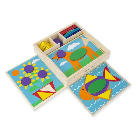 Melissa & Doug Beginner Pattern Blocks - 35pc