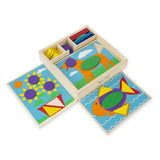 Melissa & Doug Beginner Pattern Blocks - 35pc