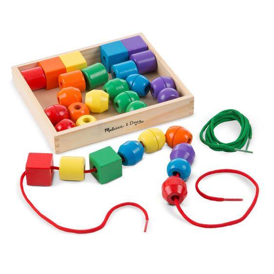 Melissa & Doug Primary Lacing Beads