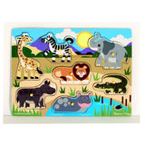 Melissa & Doug Safari Peg Puzzle