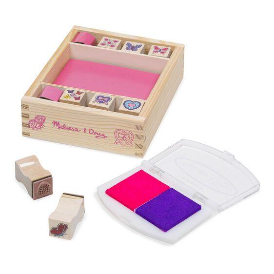 Melissa & Doug Butterfly And Hearts Stamp Set