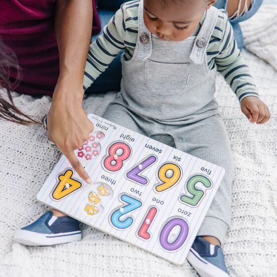 Melissa & Doug Numbers Peg Puzzle