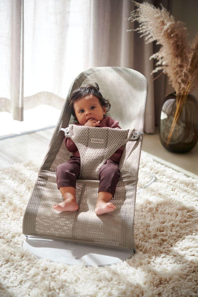 Babybjorn Bouncer Bliss - Grey Beige Mesh