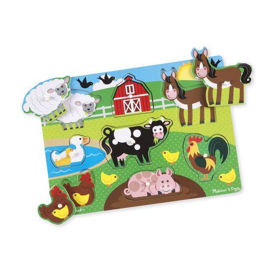 Melissa & Doug Farm Peg Puzzle