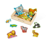 Melissa & Doug Animal Magnets In A Box of 20