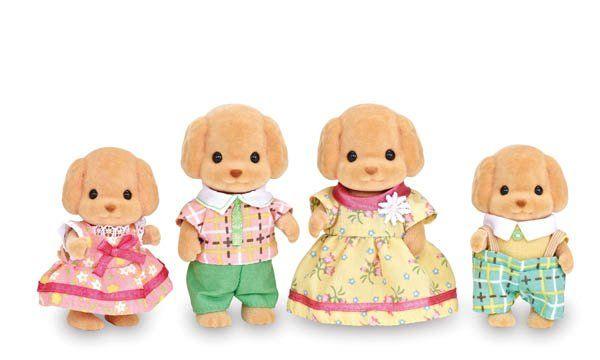 Sylvanian Families Toy Poodle Family