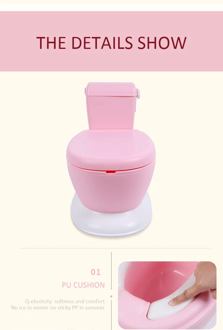 Joy Baby My First Toilet Training Potty with Sound - Pink