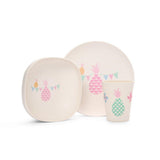 Penny Scallan Bamboo Mealtime Set - Pineapple Bunting