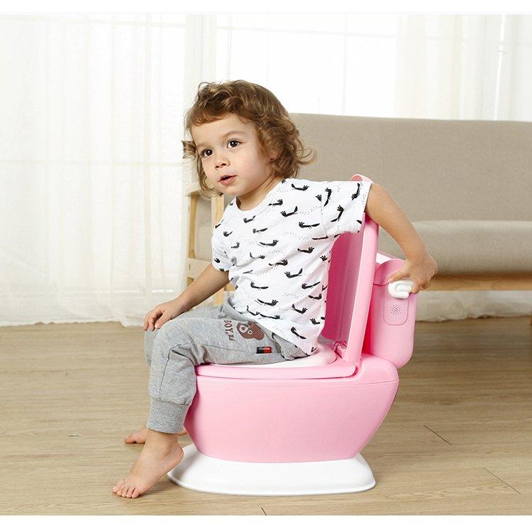 Joy Baby My First Toilet Training Potty with Sound - Pink