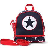 Penny Scallan Junior Backpack with Safety Rein - Navy Star