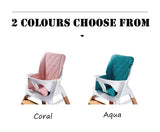 Joy Baby Ellie 2 in 1 Bar Stool Highchair - Rose