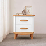 ALL 4 KIDS Ashley White Wooden Bedside Table