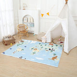 All 4 Kids World Animal Map Rug