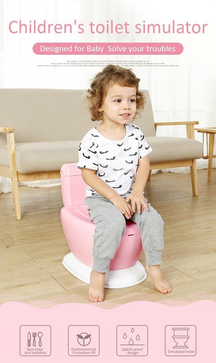 Joy Baby My First Toilet Training Potty with Sound - Blue