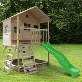 ALL 4 KIDS Aiden Huge Cubby House with Slide and Sand Pitch