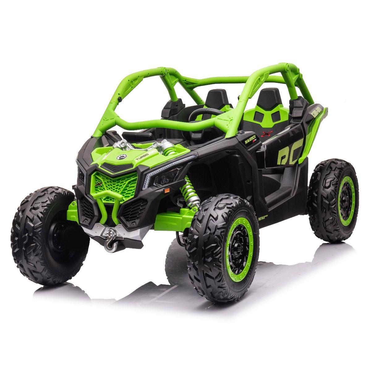 ALL 4 KIDS Licensed Can-Am RC Kids ride on UTV Car - Green