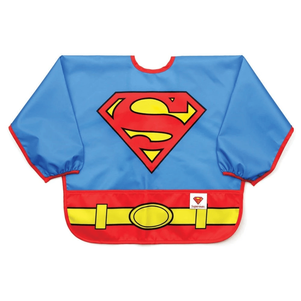 Bumkins Costume Sleeved Bib - Superman